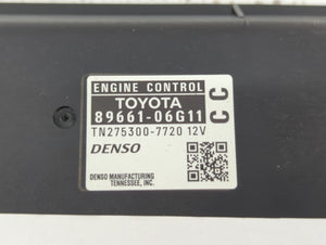 2008-2009 Toyota Camry PCM Engine Control Computer ECU ECM PCU OEM P/N:89661-06G41 89661-06G40, 89661-06G10 Fits Fits 2008 2009 OEM Used Auto Parts