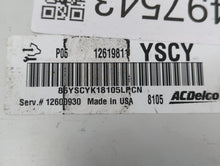 2006-2009 Buick Lacrosse PCM Engine Control Computer ECU ECM PCU OEM P/N:12619811 12600930, 12612047 Fits Fits 2006 2007 2008 2009 OEM Used Auto Parts