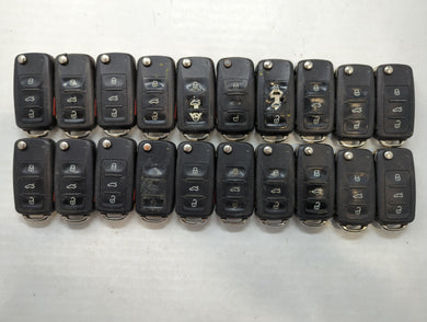 Lot of 20 Volkswagen Keyless Entry Remote Fob MIXED FCC IDS MIXED PART