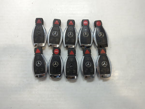 Lot of 10 Mercedes-Benz Keyless Entry Remote Fob MIXED FCC IDS MIXED