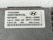 2011-2014 Hyundai Sonata PCM Engine Control Computer ECU ECM PCU OEM P/N:39111-2G669 39101-2G669 Fits Fits 2011 2012 2013 2014 OEM Used Auto Parts