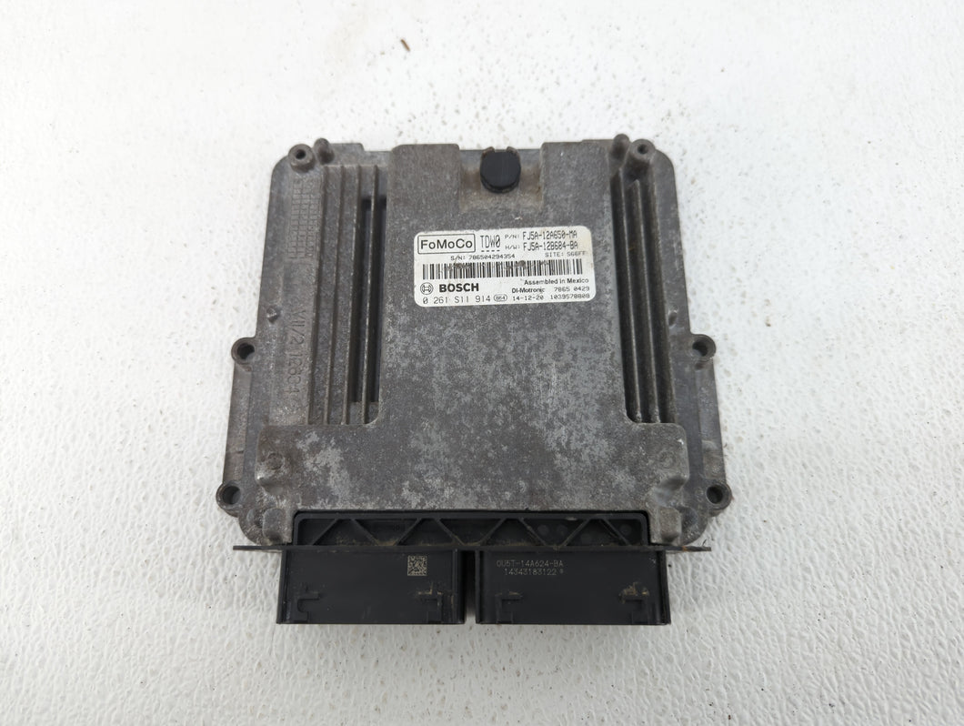 2015-2016 Ford Transit PCM Engine Control Computer ECU ECM PCU OEM P/N:FJ5A-12B684-BA FJ5A-12A650-MA Fits Fits 2015 2016 OEM Used Auto Parts