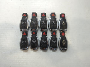 Lot of 10 Mercedes-Benz Keyless Entry Remote Fob MIXED FCC IDS MIXED