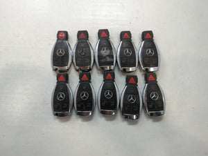 Lot of 10 Mercedes-Benz Keyless Entry Remote Fob MIXED FCC IDS MIXED