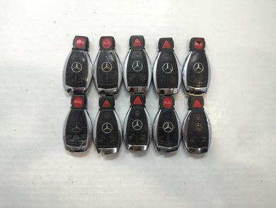 Lot of 10 Mercedes-Benz Keyless Entry Remote Fob MIXED FCC IDS MIXED