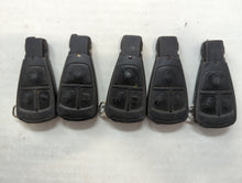 Lot of 5 Mercedes-Benz Keyless Entry Remote Fob MIXED FCC IDS MIXED PART