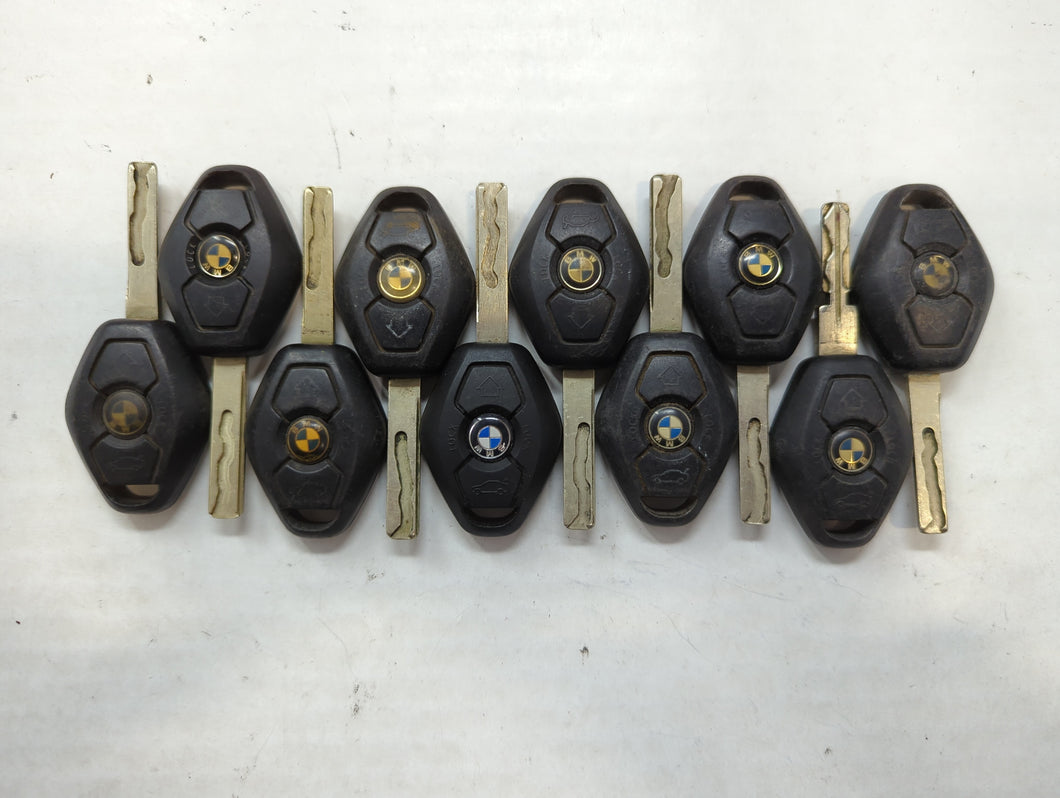 Lot of 10 Bmw Keyless Entry Remote Fob MIXED FCC IDS MIXED PART NUMBERS