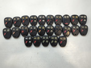 Lot of 25 Chevrolet Keyless Entry Remote Fob MIXED FCC IDS MIXED PART