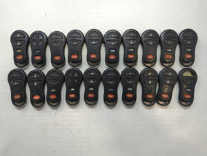 Lot of 20 Dodge Keyless Entry Remote Fob MIXED FCC IDS MIXED PART NUMBERS