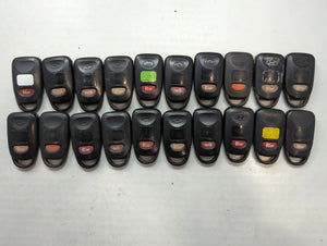 Lot of 20 Hyundai Keyless Entry Remote Fob MIXED FCC IDS MIXED PART