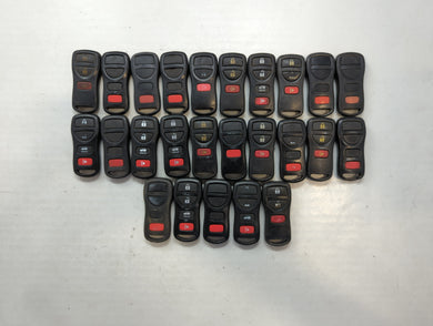 Lot of 25 Nissan Keyless Entry Remote Fob MIXED FCC IDS MIXED PART