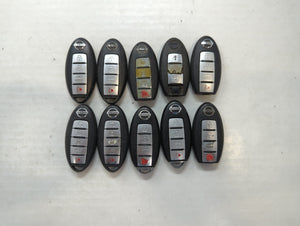 Lot of 10 Nissan Keyless Entry Remote Fob MIXED FCC IDS MIXED PART