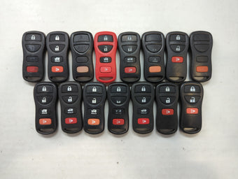 compare product Lot of 15 Aftermarket Nissan Keyless Entry Remote Fob MIXED FCC IDS