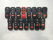 Lot of 15 Aftermarket Nissan Keyless Entry Remote Fob MIXED FCC IDS