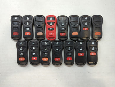 Lot of 15 Aftermarket Nissan Keyless Entry Remote Fob MIXED FCC IDS