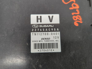 2011 Subaru Legacy PCM Engine Control Computer ECU ECM PCU OEM P/N:22765AC95A Fits OEM Used Auto Parts