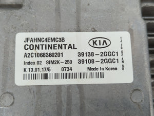 2016-2018 Kia Optima PCM Engine Control Computer ECU ECM PCU OEM P/N:39138-2GGC1 Fits Fits 2016 2017 2018 OEM Used Auto Parts