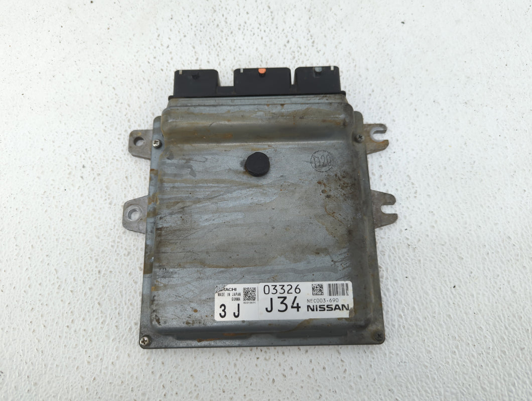 2014 Nissan Murano PCM Engine Control Computer ECU ECM PCU OEM P/N:NEC003-691 NEC003-690 Fits OEM Used Auto Parts