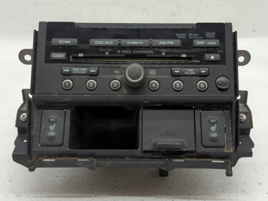 2010-2012 Acura Rdx Radio AM FM Cd Player Receiver Replacement P/N:39100-STK-A311-M1 Fits Fits 2010 2011 2012 OEM Used Auto Parts