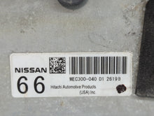 2011-2013 Nissan Altima PCM Engine Control Computer ECU ECM PCU OEM P/N:MEC300-040 D1 MEC300-002 A1 Fits Fits 2011 2012 2013 OEM Used Auto Parts