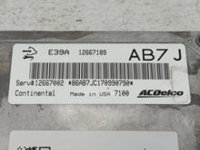 2017 Gmc Terrain PCM Engine Control Computer ECU ECM PCU OEM P/N:12667002 12667189 Fits Fits 2018 2019 2020 OEM Used Auto Parts