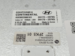 2020 Hyundai Elantra PCM Engine Control Computer ECU ECM PCU OEM P/N:39173-2EFK5 39172-2EFK5, 39173-2EFJ5, 39172-2EFJ5 Fits OEM Used Auto Parts