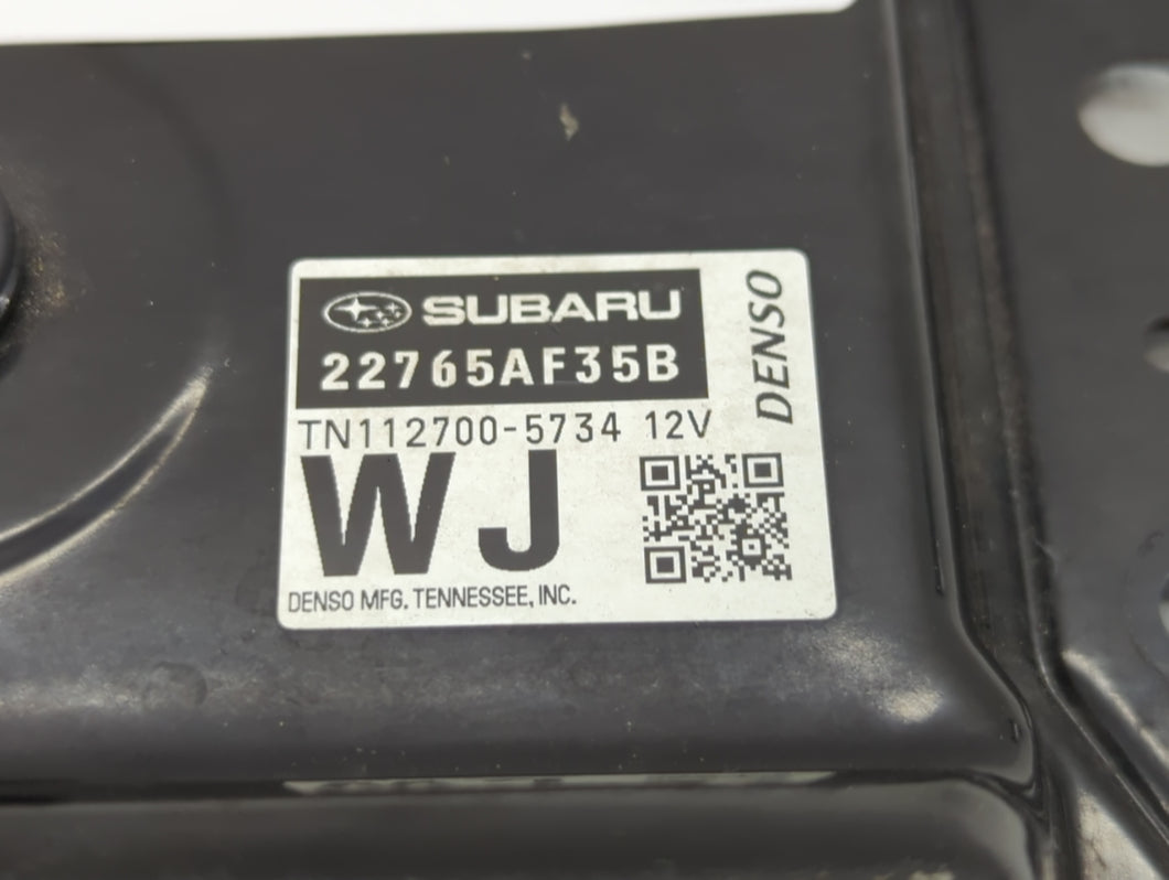 2015 Subaru Legacy PCM Engine Control Computer ECU ECM PCU OEM P/N:22765AJ15A 22765AF35C, 22765AF35A, 22765AF36A, 22765AF36C Fits OEM Used Auto Parts