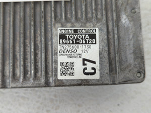 2015 Toyota Camry PCM Engine Control Computer ECU ECM PCU OEM P/N:89661-06T20 89661-06T21 Fits OEM Used Auto Parts