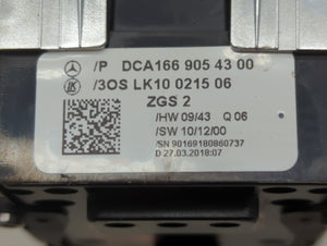 2012 Mercedes-Benz Gl450 PCM Engine Control Computer ECU ECM PCU OEM P/N:A 166 905 43 00 Fits OEM Used Auto Parts