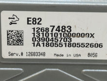 2018-2022 Chevrolet Traverse PCM Engine Control Computer ECU ECM PCU OEM P/N:12687483 12683348 Fits OEM Used Auto Parts