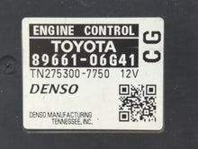 2008-2009 Toyota Camry PCM Engine Control Computer ECU ECM PCU OEM P/N:89661-06G41 89661-06G40, 89661-06G11 Fits Fits 2008 2009 OEM Used Auto Parts