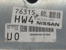 2018-2020 Nissan Rogue PCM Engine Control Computer ECU ECM PCU OEM P/N:NEC024-679 NEC039-646 Fits Fits 2018 2019 2020 OEM Used Auto Parts