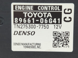 2008-2009 Toyota Camry PCM Engine Control Computer ECU ECM PCU OEM P/N:89661-06G41 89661-06G40, 89661-06G11 Fits Fits 2008 2009 OEM Used Auto Parts