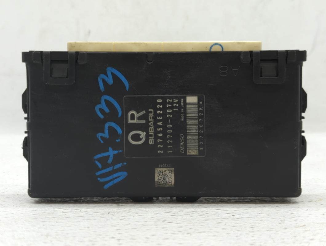 2014 Subaru Forester PCM Engine Control Computer ECU ECM PCU OEM P/N:22765AE220 Fits OEM Used Auto Parts