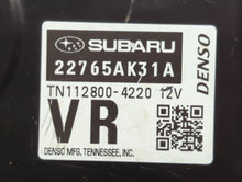 2017 Subaru Legacy PCM Engine Control Computer ECU ECM PCU OEM P/N:22765AK31A 22765AK31B Fits OEM Used Auto Parts