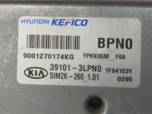 2019 Kia Sedona PCM Engine Control Computer ECU ECM PCU OEM P/N:39101-3LPN0 Fits OEM Used Auto Parts