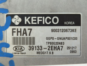 2016 Kia Soul PCM Engine Control Computer ECU ECM PCU OEM P/N:39133-2EHA7 39133-2EHA8, 39131-2EHA7 Fits OEM Used Auto Parts