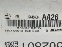 2011 Chevrolet Cruze PCM Engine Control Computer ECU ECM PCU OEM P/N:12642100 12645606, 12644081 Fits OEM Used Auto Parts