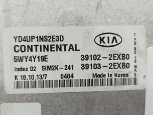 2014 Kia Forte PCM Engine Control Computer ECU ECM PCU OEM P/N:39133-2EXB0 39102-2EXB0, 39103-2EXB0 Fits OEM Used Auto Parts