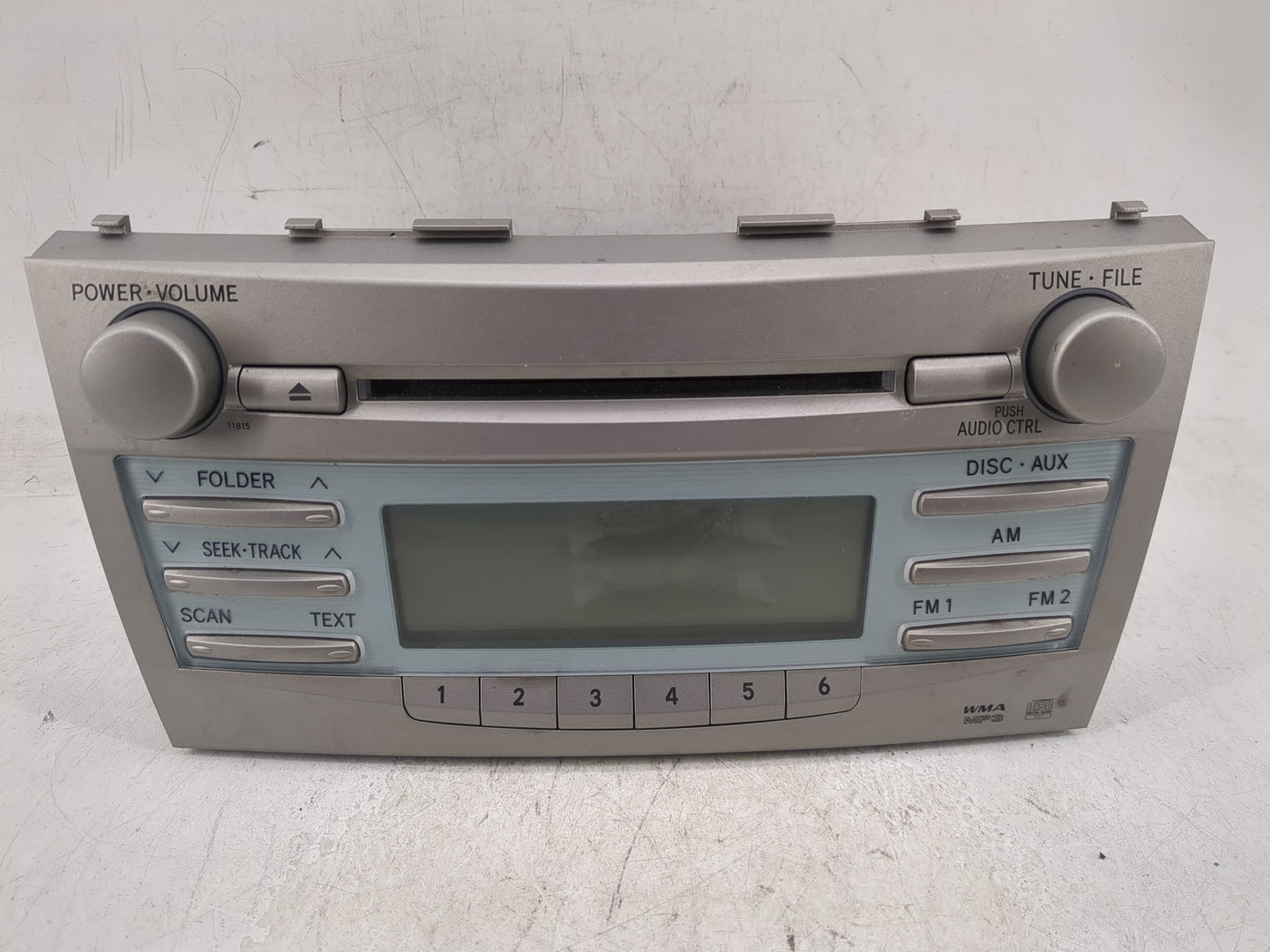 2007-2009 Toyota Camry Radio AM FM Cd Player Receiver Replacement P/N:86120-06180 Fits Fits 2007 2008 2009 OEM Used Auto Par