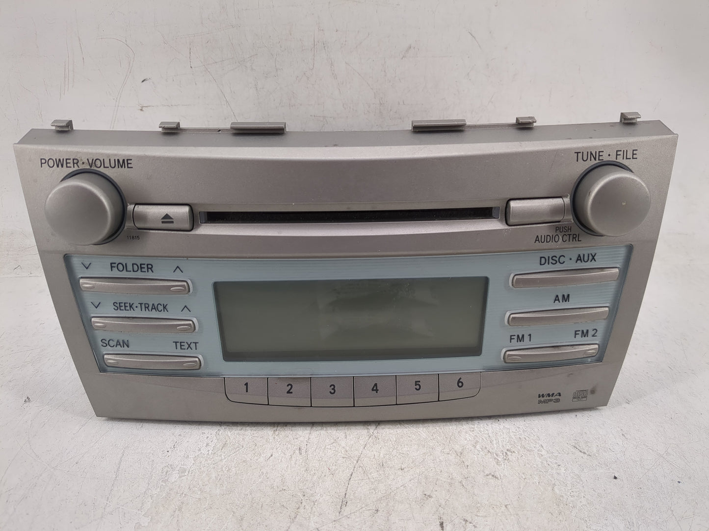 2007-2009 Toyota Camry Radio AM FM Cd Player Receiver Replacement P/N:86120-06180 Fits Fits 2007 2008 2009 OEM Used Auto Par