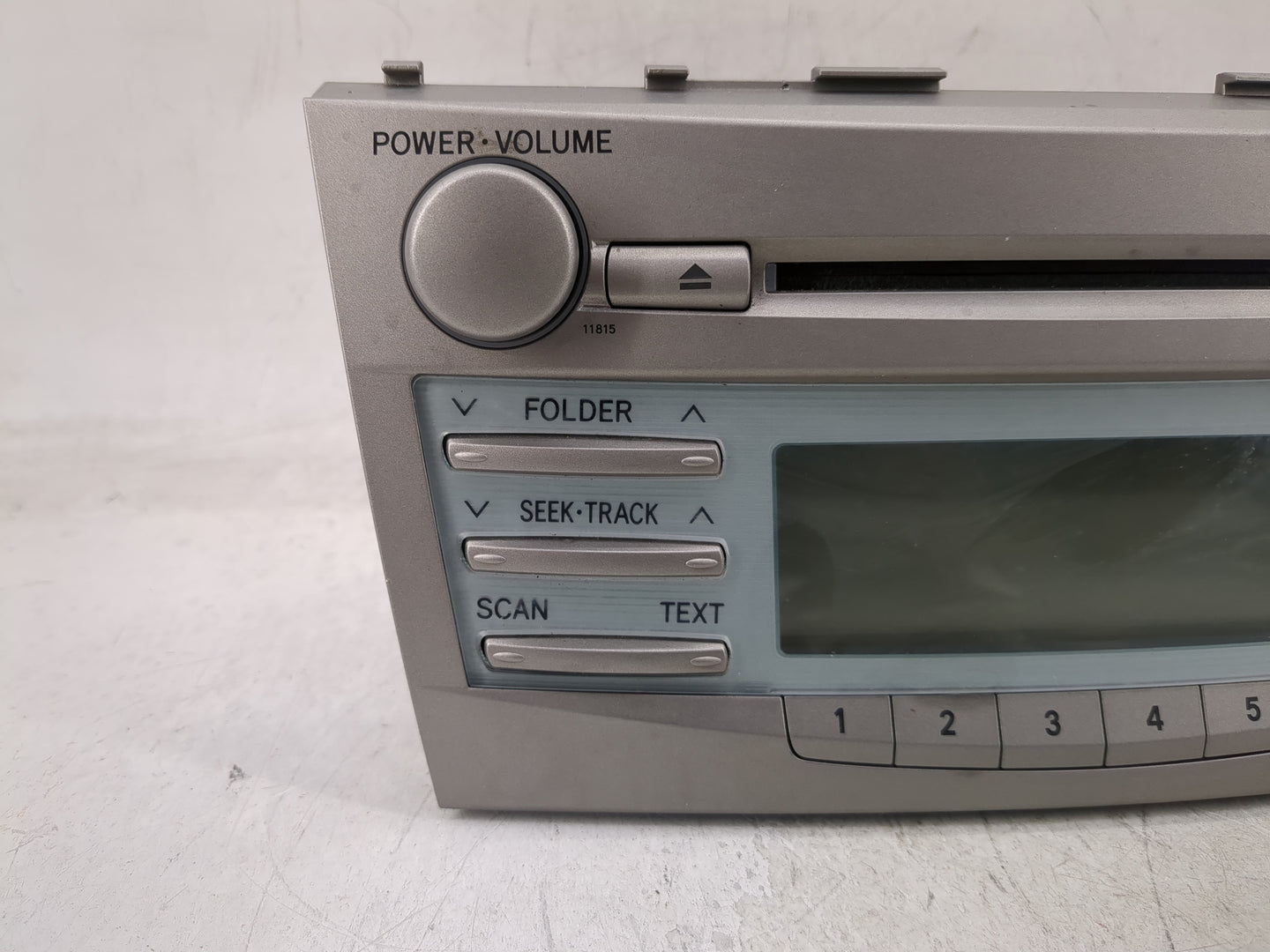 2007-2009 Toyota Camry Radio AM FM Cd Player Receiver Replacement P/N:86120-06180 Fits Fits 2007 2008 2009 OEM Used Auto Par