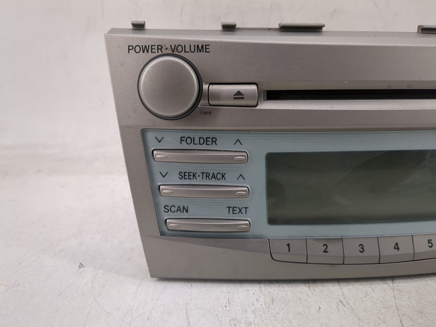 2007-2009 Toyota Camry Radio AM FM Cd Player Receiver Replacement P/N:86120-06180 Fits Fits 2007 2008 2009 OEM Used Auto Par