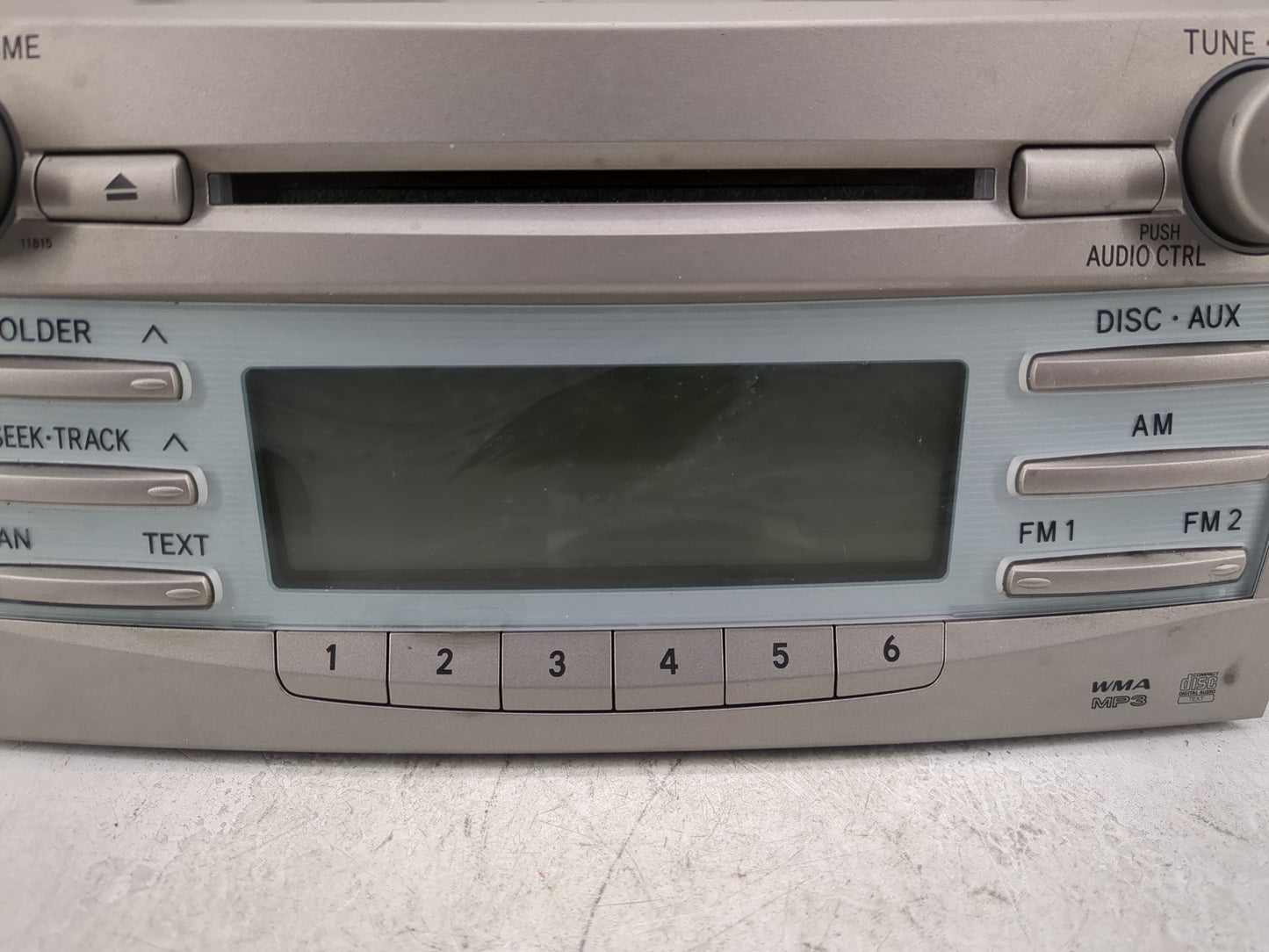 2007-2009 Toyota Camry Radio AM FM Cd Player Receiver Replacement P/N:86120-06180 Fits Fits 2007 2008 2009 OEM Used Auto Par