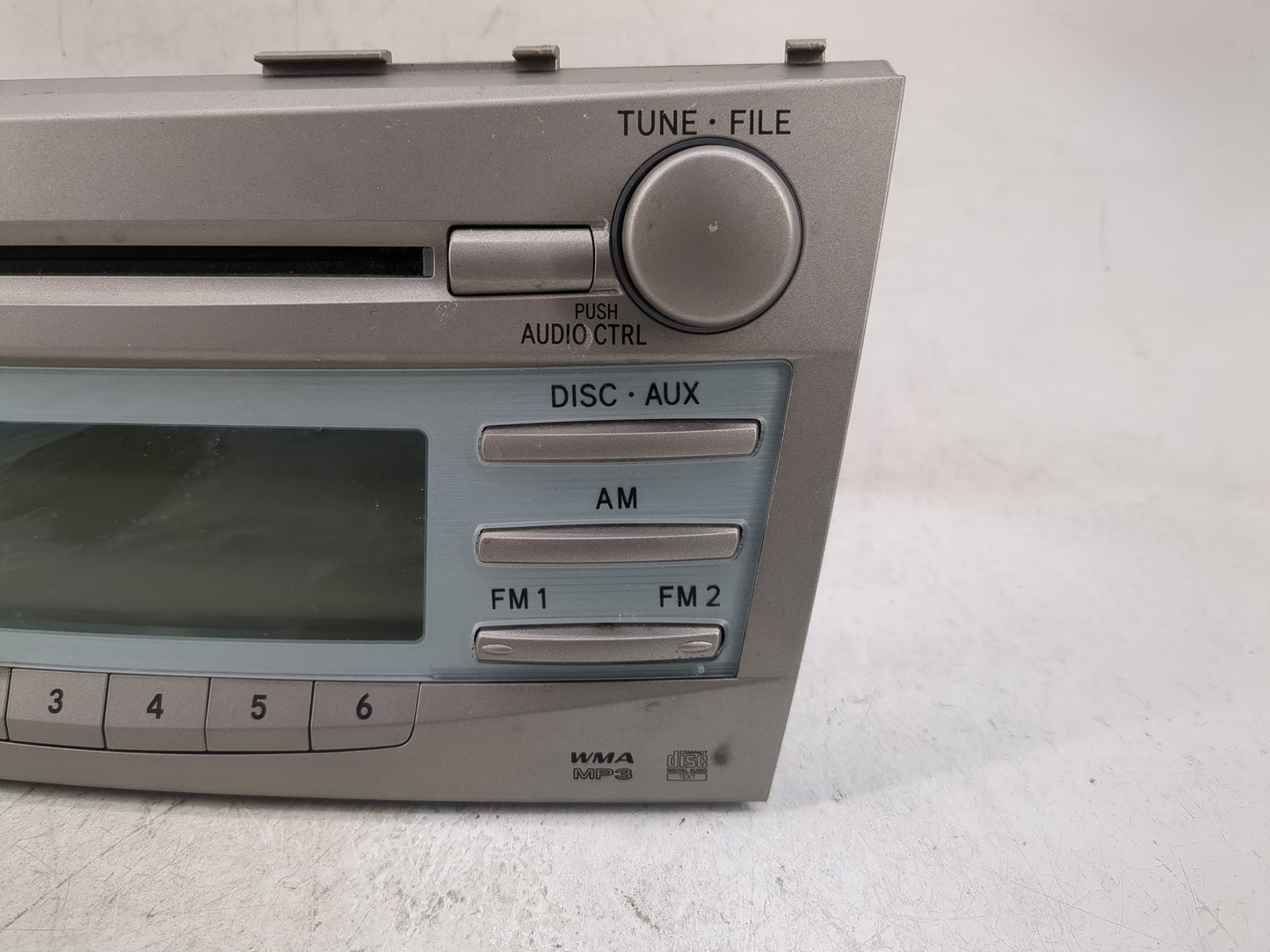 2007-2009 Toyota Camry Radio AM FM Cd Player Receiver Replacement P/N:86120-06180 Fits Fits 2007 2008 2009 OEM Used Auto Par