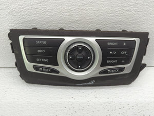 2013-2014 Nissan Murano Radio Control Panel