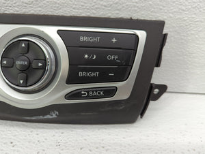 2013-2014 Nissan Murano Radio Control Panel