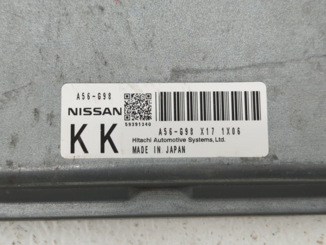 2012 Nissan Murano PCM Engine Control Computer ECU ECM PCU OEM P/N:A56-G99 A56-698 Fits OEM Used Auto Parts