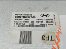 2014-2016 Hyundai Elantra PCM Engine Control Computer ECU ECM PCU OEM P/N:39101-2EMB6 39100-2EMB6 Fits Fits 2014 2015 2016 OEM Used Auto Parts