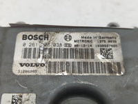 2010 Volvo V40 PCM Engine Control Computer ECU ECM PCU OEM P/N:0 261 209 038 Fits Fits 2006 2007 2008 2009 2011 2012 2013 OEM Used Auto Parts - Oemusedautoparts1.com